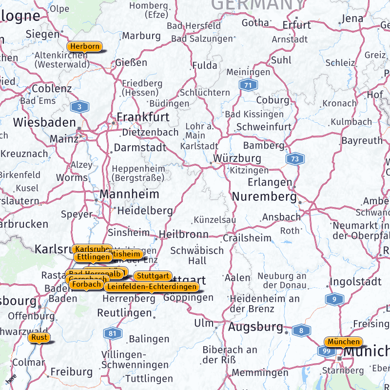 Country map